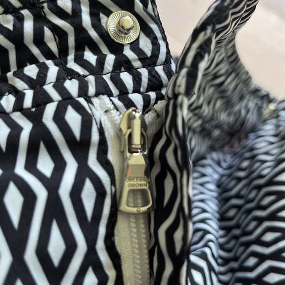 Orlebar Brown Bulldog Night Iris White Alado Geometric Mid-Length Swim Shorts. - Picture 9 of 12